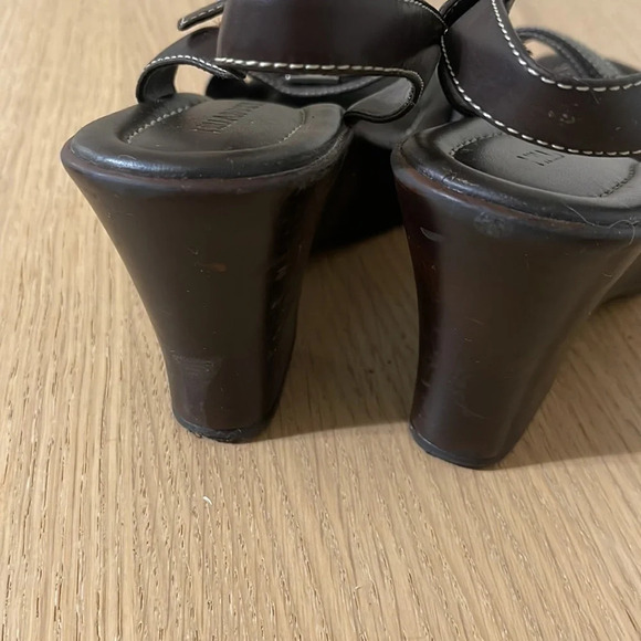 Hillard & Hanson platform wedge sandals size 6.5 - Picture 6 of 16